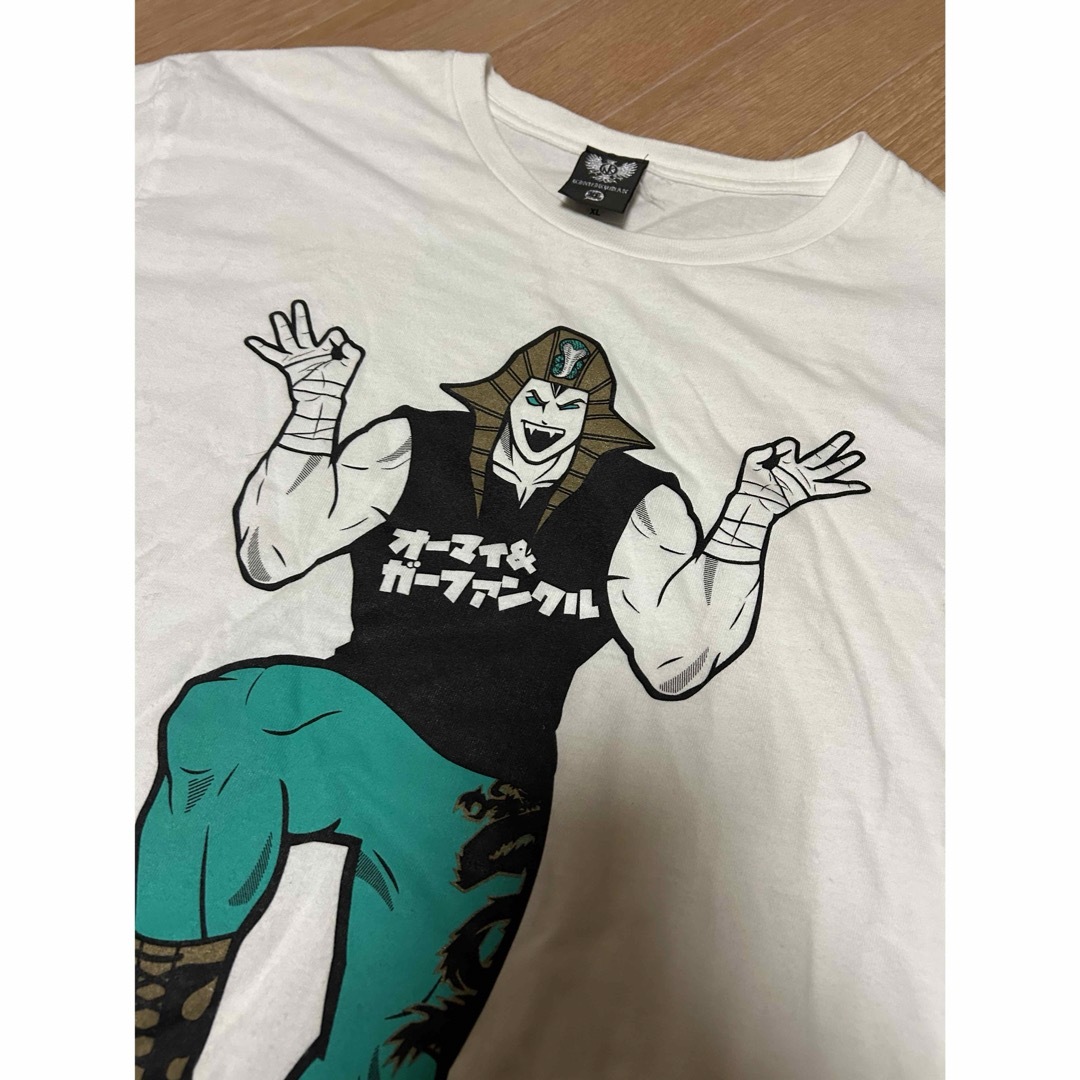 中古品 キン肉マン 新日本プロレス コラボ Tシャツ XL田口隆祐 メンズのトップス(Tシャツ/カットソー(半袖/袖なし))の商品写真