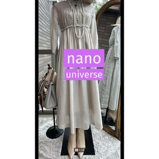 nano・universe - 綺麗なお姉さんのナノユニバースお洒落ワンピース