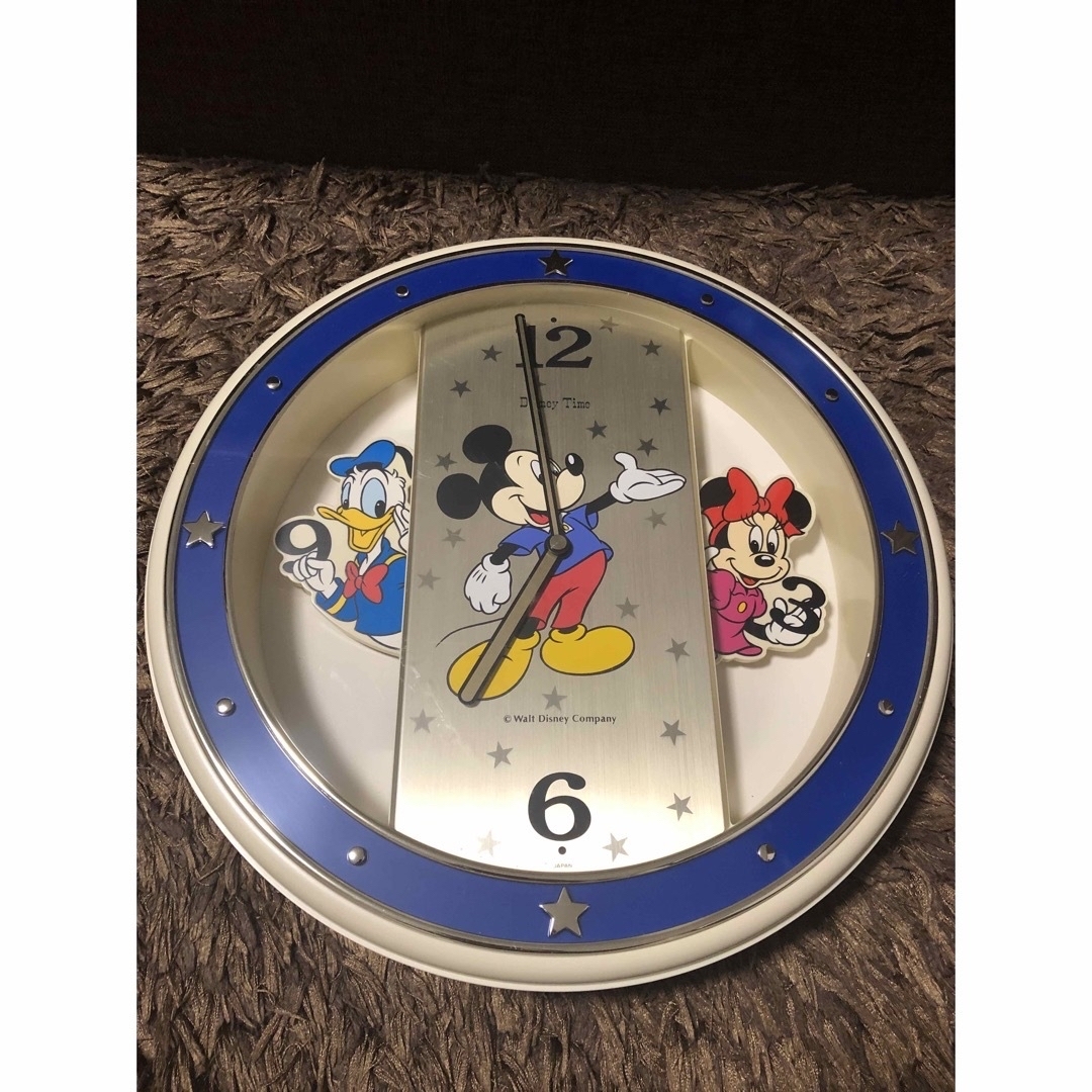 Disney - Disney ディズニー ミッキー 壁掛け時計 昭和レトロの Disney - Disney ディズニー ミッキー 壁掛け時計 昭和レトロの