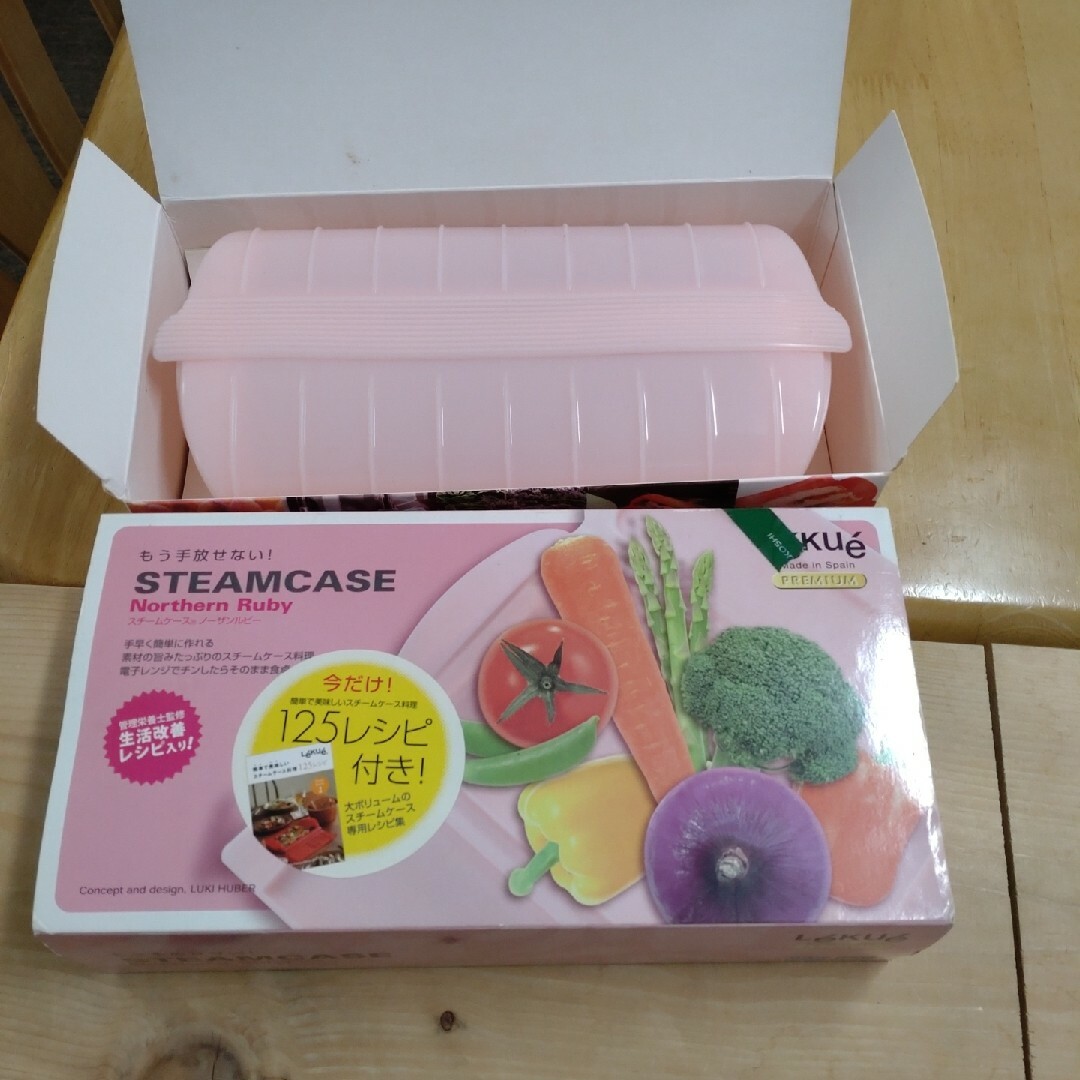 LeKue STEAMCASE TOMATO インテリア/住まい/日用品のキッチン/食器(調理道具/製菓道具)の商品写真