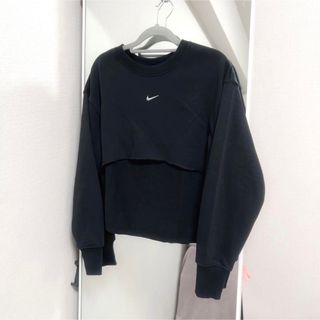 チェキ付き🖤NIKE ショート丈スウェット(トレーナー/スウェット)