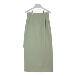 クラネ(CLANE)の★CLANE クラネ 11109-6092 SCOOP LINE SLIT SKIRT  ラインスリット ロングスカート グリーン size1(ロングスカート)