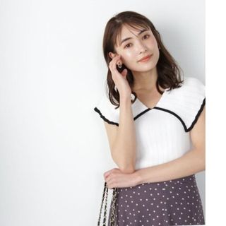 NATURAL BEAUTY BASIC - ラッフルニット