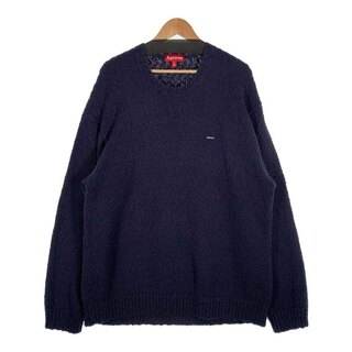 シュプリーム(Supreme)のSUPREME シュプリーム 24SS Boucle Small Box Sweater ブークレスモールボックスセーター ネイビー コットン Size XL(ニット/セーター)
