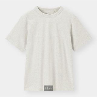 ジーユー(GU)のコットンクルーネックTシャツ カットソー ジーユー メンズ(Tシャツ/カットソー(半袖/袖なし))