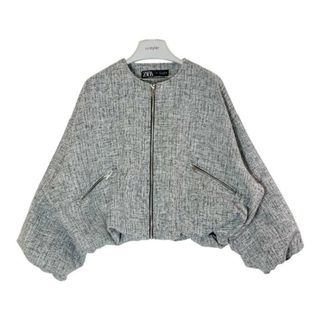 ザラ(ZARA)の★ZARA ザラ ストラクチャーボンバージャケット グレー sizeM(その他)