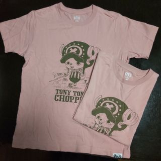 ユニクロ(UNIQLO)のUT ワンピース チョッパー 130サイズ ピンク ２枚(Tシャツ/カットソー)