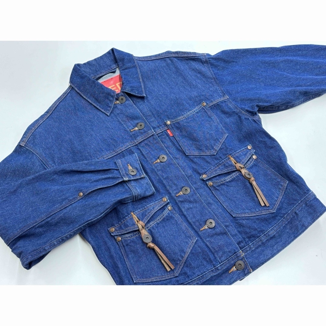 Levi's - LEVI'S リーバイス RED デニム ジャケット レディース Levi's - LEVI'S リーバイス RED デニム ジャケット レディース