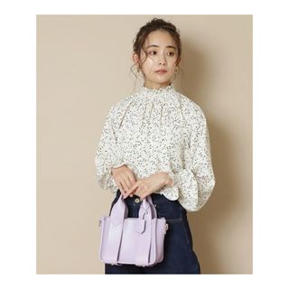 N.Natural beauty basic - シャーリングハイネックブラウス