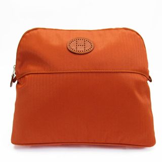 Hermes - エルメス HERMES ポーチ マルチケース ボリードポーチ コットン オレンジブラウン ユニセックス 送料無料【中古】 w0250a