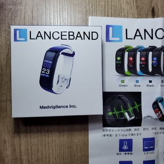 LANCEBAND　ランスバンド　スマートウォッチ(オレンジ)　新品未使用(その他)