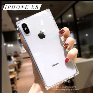 クリアiPhoneケース【スクエア】  iPhone XR(iPhoneケース)