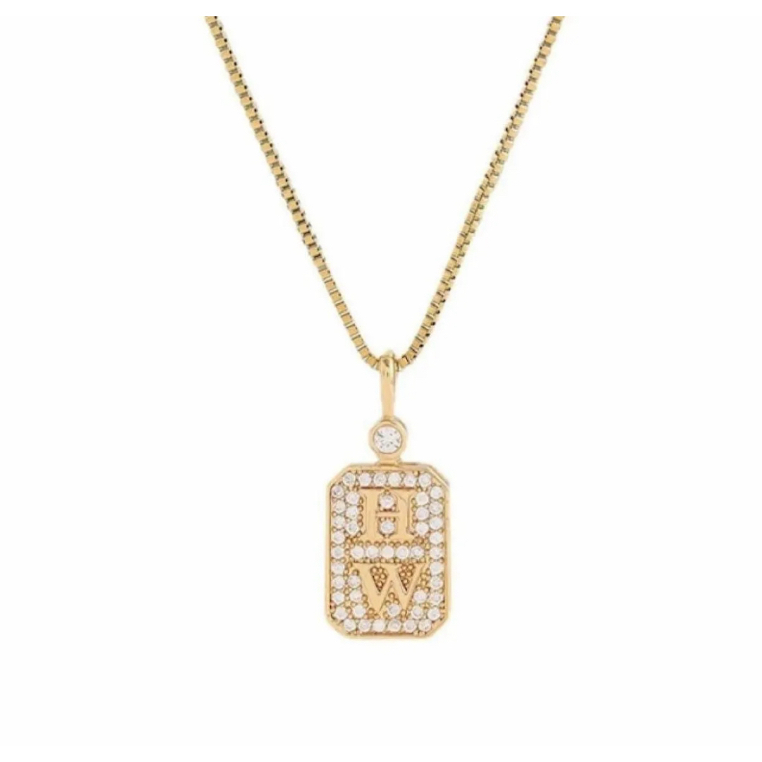 レア♪】ロゴチャーム ペンダントトップ HWネックレス メンズ レア♪】ロゴチャーム ペンダントトップ HWネックレス メンズ