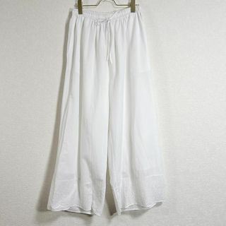 ソイル(SOIL)の★タグ付き・未使用品★ソイル 80'S VOILE イージーパンツ ホワイト □(カジュアルパンツ)