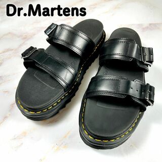 ドクターマーチン(Dr.Martens)の【良品】ドクターマーチン　サンダル　ブラック　MYLES UK8（27cm相当）(サンダル)