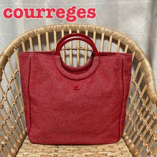 Courreges - 【courreges✳︎クレージュ】トートバッグ プラスチックハンドル A4