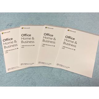 マイクロソフト(Microsoft)の未開封 MicrosoftOffice2021 Home&Business 4点(その他)