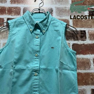 ラコステ(LACOSTE)の超大特価❗️ラコステ　ノースリーブ  シャツ❗️(シャツ/ブラウス(長袖/七分))