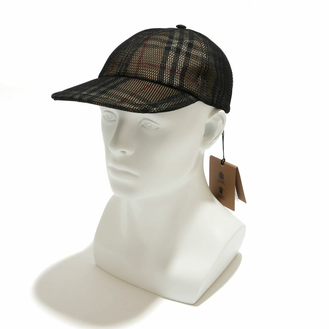 新品 BURBERRY メッシュオーバーレイ チェック キャップ M キャップ 新品 BURBERRY メッシュオーバーレイ チェック キャップ M キャップ