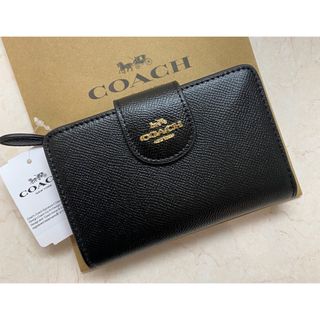 コーチ(COACH)の[新品未使用]✨COACH二つ折り財布✨ミニ財布(財布)