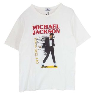 ヒステリックグラマー(HYSTERIC GLAMOUR)のHYSTERIC GLAMOUR ヒステリックグラマー 02182CT01 MICHAEL JACKSON OFF THE WALL Tee MJ マイケル ジャクソン フォト プリント 半袖 Tシャツ ホワイト系 L【中古】(シャツ)