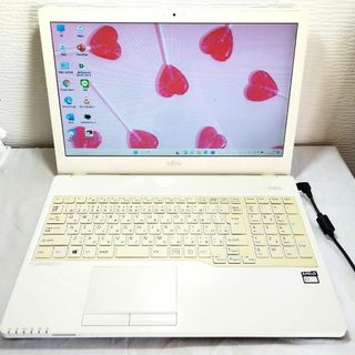 フジツウ(富士通)の美品✨すぐ使えるノートパソコン ✨Win11✨DVDマルチ✨SSD✨Office(ノートPC)