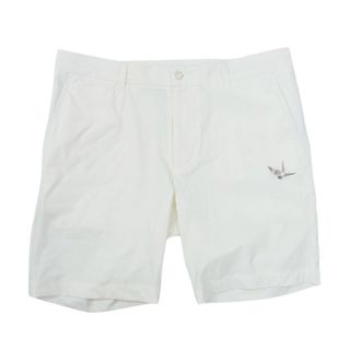 1piu1uguale3 ウノピュウノウグァーレトレ GRP021 NYN033 S.KATAYAMA 片山晋呉プロモデル SHORT PANTS REGULAR レギュラー ショーツ ハーフパンツ ホワイト系 VI【中古】