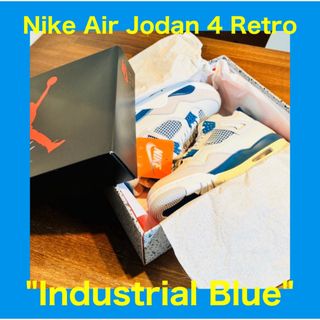 ナイキ(NIKE)のNike Air Jodan 4 Retro "Industrial Blue"(スニーカー)