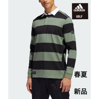 adidas - Lサイズ新品アディダスゴルフ /ADICROSS 長袖ラグビーシャツ