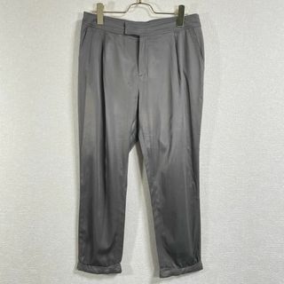 ユナイテッドアローズ(UNITED ARROWS)のユナイテッドアローズ   タックテーパードパンツ 40 L相当 グレー(クロップドパンツ)