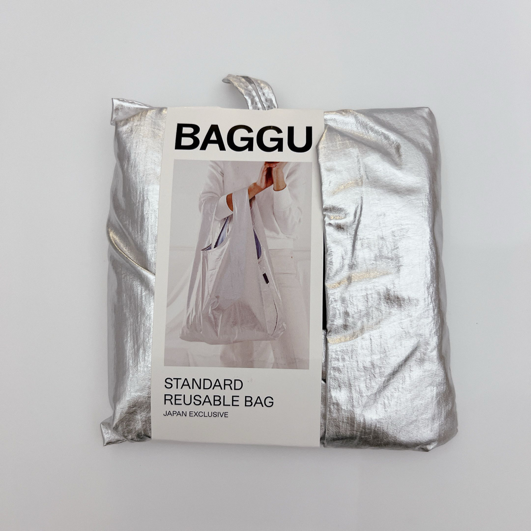 baggu シルバー　スタンダード レディースのバッグ(エコバッグ)の商品写真