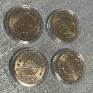 昭和天皇御即位50年　昭和51年(1976)100円記念貨幣(貨幣)