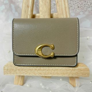 コーチ(COACH)の新品新作　コーチ　パンディット　カードケース　CH825　ベージュ  小銭入れ(名刺入れ/定期入れ)