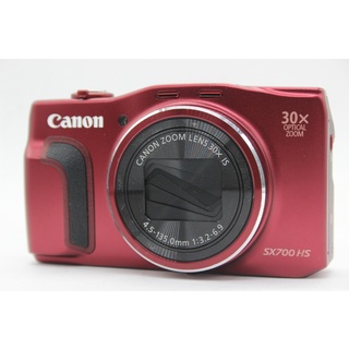 【返品保証】 キャノン Canon PowerShot SX700 HS レッド 30x IS コンパクトデジタルカメラ  s8994(コンパクトデジタルカメラ)