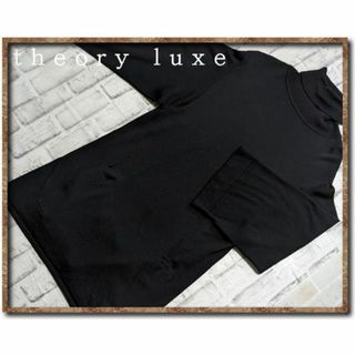 Theory luxe - セオリーリュクス　タートルニットワンピース　黒