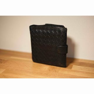 ボッテガヴェネタ(Bottega Veneta)のボッテガヴェネタ コンパクト財布 二つ折り ウォレット レザー 小物(折り財布)