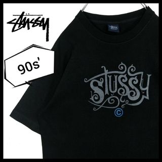 ステューシー(STUSSY)の【STUSSY】90s' 紺タグvintage グラフィティアートロゴ　Tシャツ(Tシャツ/カットソー(半袖/袖なし))