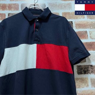 トミーヒルフィガー(TOMMY HILFIGER)の超大特価❗️トミーヒルフィガー  ビッグロゴ  ポロシャツ❗️(ポロシャツ)