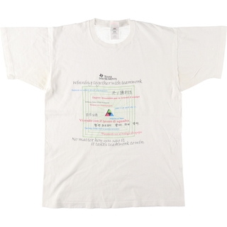 フルーツオブザルーム(FRUIT OF THE LOOM)の古着 90年代 フルーツオブザルーム FRUIT OF THE LOOM プリントTシャツ USA製 メンズL ヴィンテージ /eaa446462(Tシャツ/カットソー(半袖/袖なし))