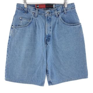 リーバイス(Levi's)の古着 90年代 リーバイス Levi's SILVER TAB シルバータブ LOOSE ルーズ デニムショーツ ハーフパンツ USA製 メンズw33 ヴィンテージ /eaa382115(ショートパンツ)