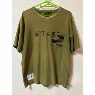 Wtaps BATHING APE DESIGN TEE オリーブ サイズ2 