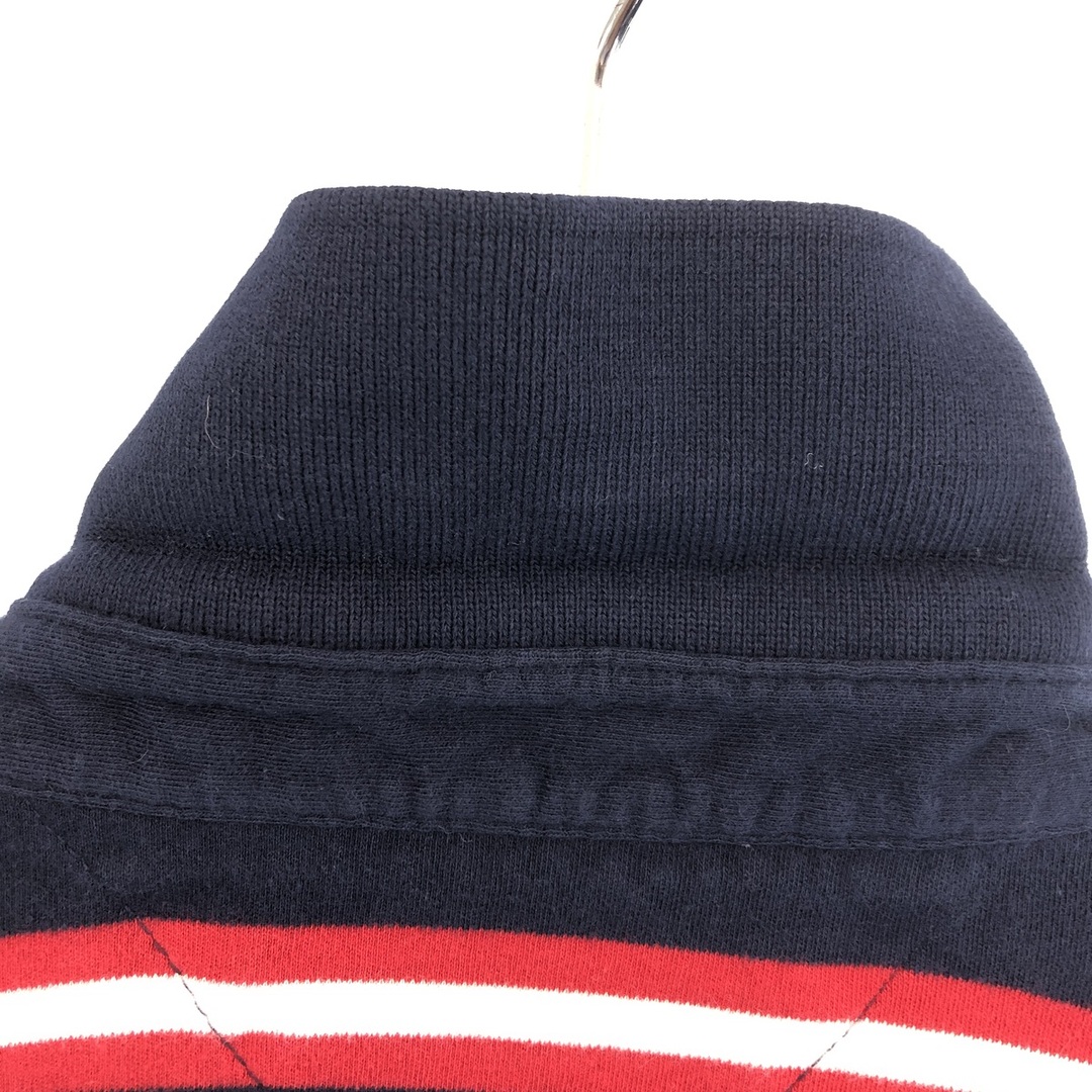 TOMMY HILFIGER(トミーヒルフィガー)の古着 トミーヒルフィガー TOMMY HILFIGER 半袖 ボーダー ポロシャツ メンズM /eaa430708 メンズのトップス(ポロシャツ)の商品写真