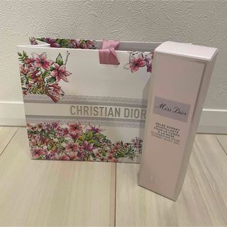 Dior - 【新品未開封】ミスディオール シマリングローズ ボディローション　ショッパー付