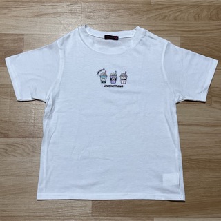 ラブトキシック(lovetoxic)のLovetoxic ラブトキシック Tシャツ ドリンクの刺繍 サイズM(150)(Tシャツ/カットソー)