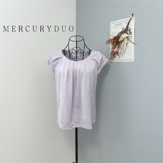 MERCURYDUO - マーキュリーデュオ　1度着用　パープル　ブラウス　美品