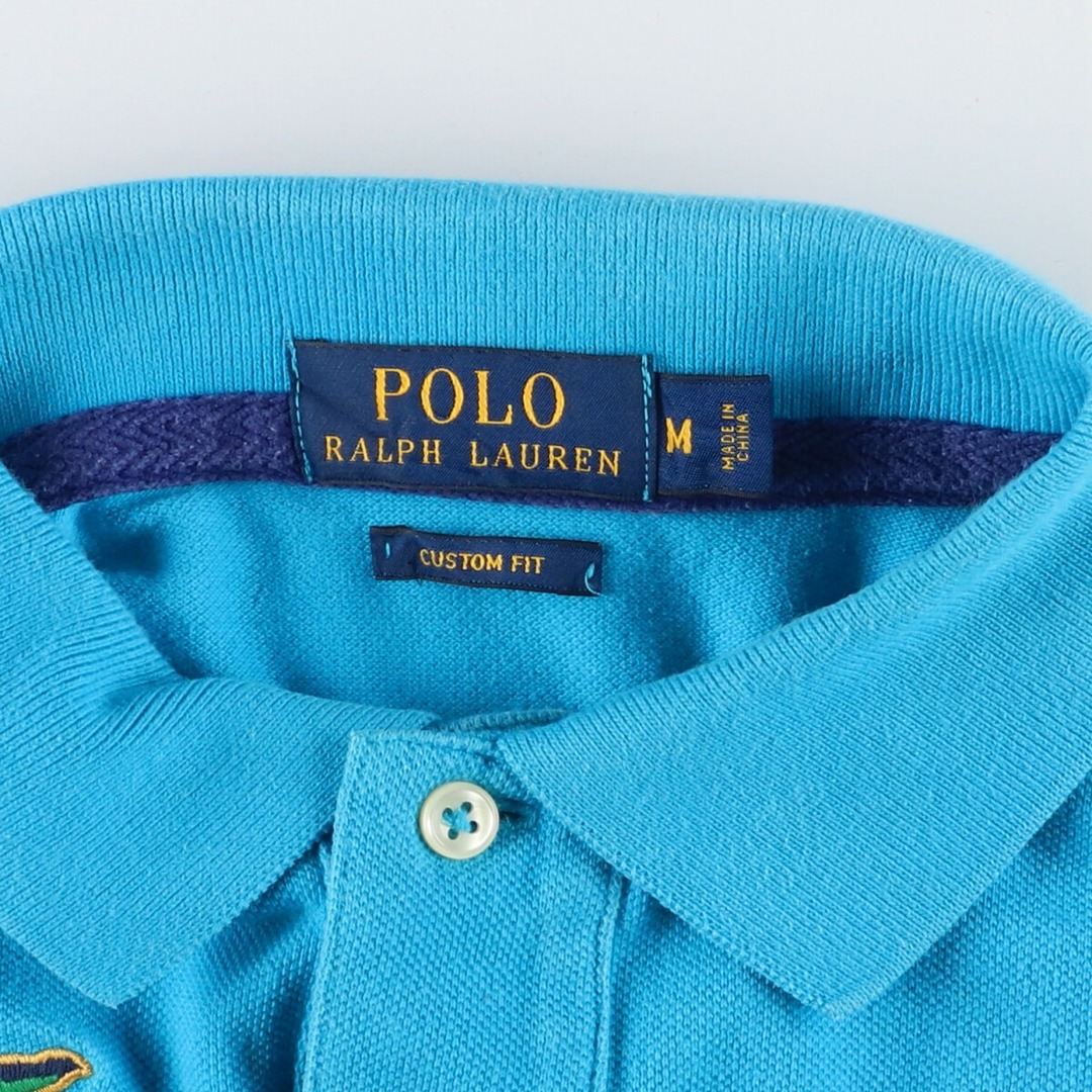 Ralph Lauren(ラルフローレン)の古着 ラルフローレン Ralph Lauren POLO RALPH LAUREN CUSTOM FIT ビッグポニー 半袖 ラガーシャツ メンズM /eaa444528 メンズのトップス(シャツ)の商品写真