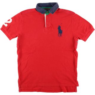 ラルフローレン(Ralph Lauren)の古着 90年代 ラルフローレン Ralph Lauren POLO by Ralph Lauren ビッグポニー 半袖 ラガーシャツ メンズM ヴィンテージ /eaa444529(シャツ)