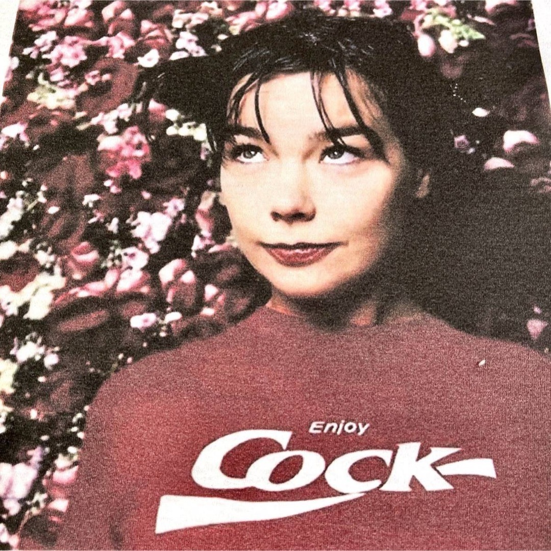 新品 ビョーク Bjork 90年代 オルタナティブ歌姫 ファッション Tシャツ メンズのトップス(Tシャツ/カットソー(半袖/袖なし))の商品写真