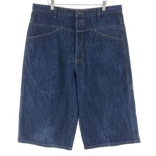 マリテフランソワジルボー(MARITHE + FRANCOIS GIRBAUD)の古着 マリテフランソワジルボー MARITHE FRANCOIS GIRBAUD BRAND X LONG SHORT デニムショーツ ハーフパンツ メンズw37 /eaa382295(ショートパンツ)