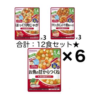 ワコウドウ(和光堂)の3種類★1歳4ヶ月 離乳食 12点 WAKODO ベビーフード グーグーキッチン(その他)